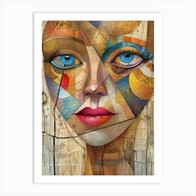 Face Of A Woman 114 Art Print