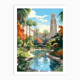 Bok Tower Gardens Usa  Illustration 1  Art Print