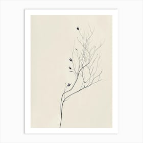 'Birds On A Branch' Art Print