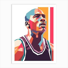 Michael Jordan wpap art Art Print