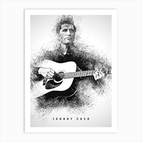 Johnny Cash Art Print