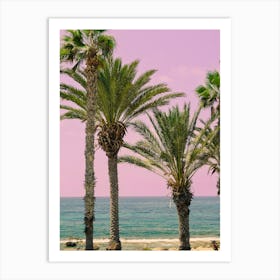 Tropical Palm Trees Art Print