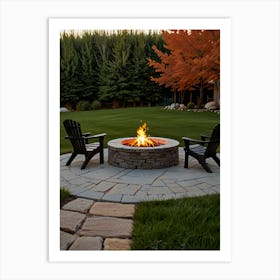 Fire Pit 1 Art Print