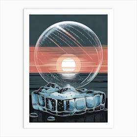 Snow Globe Art Print