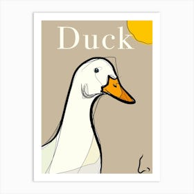 The Duck Art Print