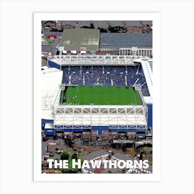 The Hawthorns, West Brom, Stadium, Football, Art, Soccer, Wall Print, Art Print Art Print