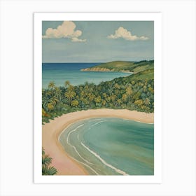 Tropical Bay 1 Art Print