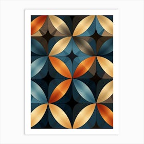 Abstract Geometric Pattern Art Print