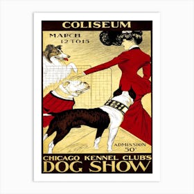 Chicago, Dog Show, Classic Poster Art Print