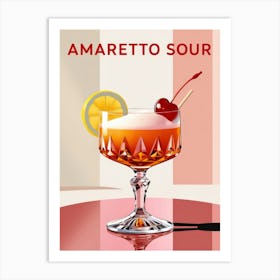 Amaretto Sour 4 Art Print