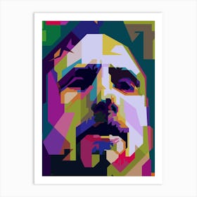 Zack De La Rocha RATM Singer Pop Art WPAP Art Print