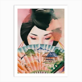 Geisha Art Print