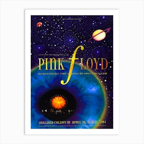 1994 Bgp 92 Pink Floyd Oakland Coliseum Poster Art Print