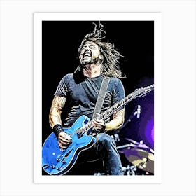 Dave Grohl Foo Fighters 18 Art Print