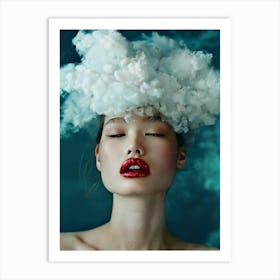 Cloud Head Art Print