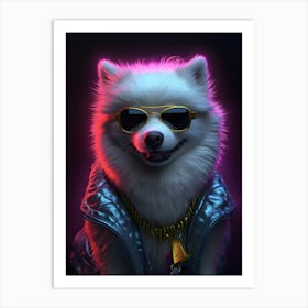 American Eskimo Dog Art Print