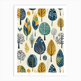 Autumn Trees 7 Art Print