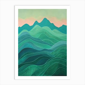 Smoky Mountains 3 Art Print