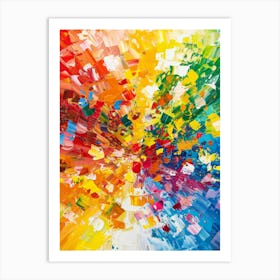 Abstract Colorful Painting Art Print