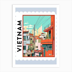 Vietnam 2 Travel Stamp Poster Art Print