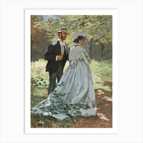 Bazille And Camille (1865), Claude Monet Art Print