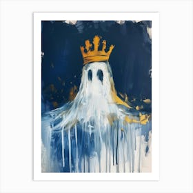 Ghost With Crown 2 Art Print