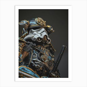 Stormtropper As A Vintagepunk Samurai 20 Art Print