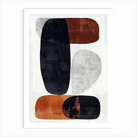 Sculptural Simplicity Bauhaus Minimalist Art Print