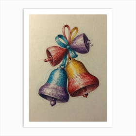 Christmas Bells Art Print