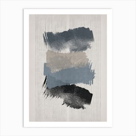 Another Abstract Blue Story Art Print