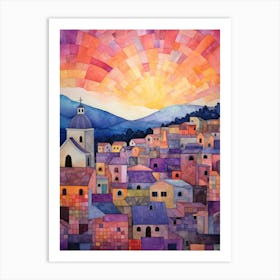 Sunset In The City 1 Art Print