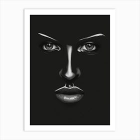 Face Of A Woman 1 Art Print