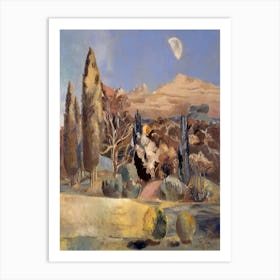 Landscape Of The Moon S First Quarter (1943) Paul Nash Art Print