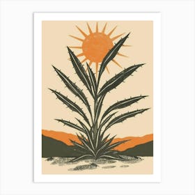 Agave Plant 1 Art Print