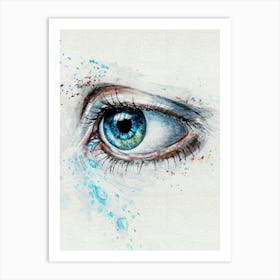 Blue Eye Art Print