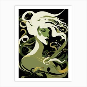 Goddess of Nature 04 Art Print