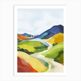 Summer Ladnscape 3 Art Print