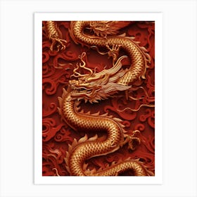 Chinese Dragon 4 Art Print