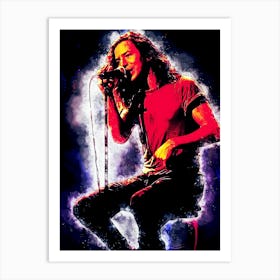 Eddie Vedder Epic Smoke 1 Art Print