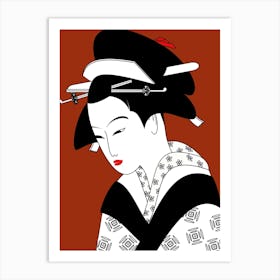 Geisha Art Print