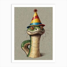 Birthday Snake Art Print