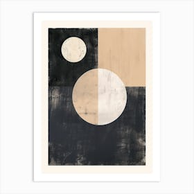 Beige Symphony Minimalist Style Art Print