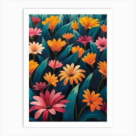 Daisy Field Art Print