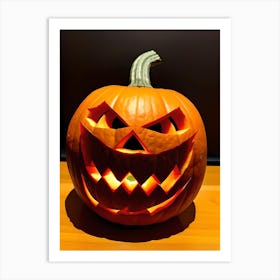 Halloween Pumpkin Art Print