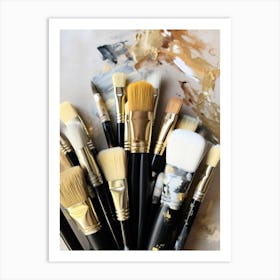 Brushes 1 Art Print