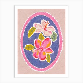Hibiscus Flower Art Print