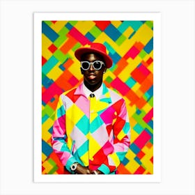 Lil Yachty Colourful Pop Art Art Print
