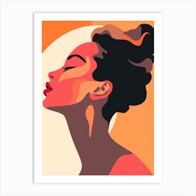 Portrait Of A Woman 65 Art Print