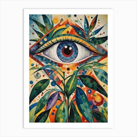 Plant Eye no1 Art Print