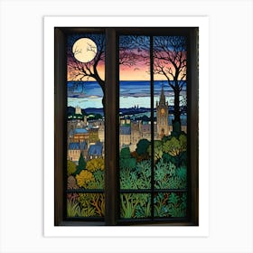 William Morris Edinburgh Stained Glass Art Print